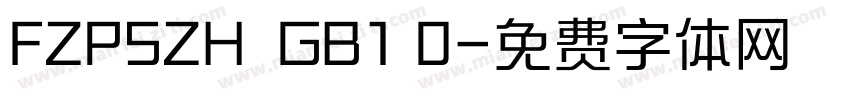 FZPSZH  GB1 0字体转换